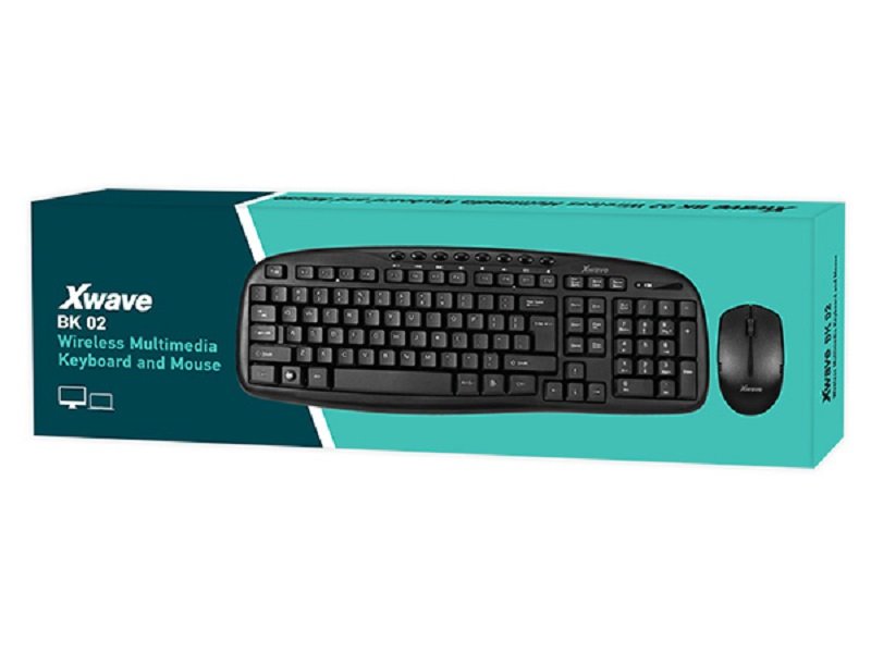 102644 x wave tastatura mis bk02 wireless