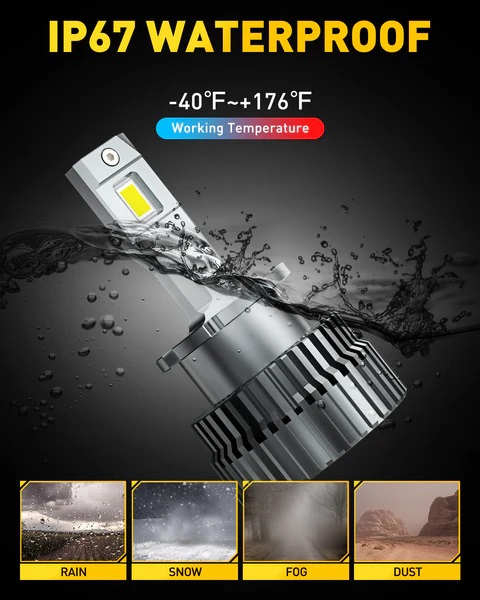 d4s led headlight bulbs d4r 120w 24000lm high low beam xenon hid replacement lights 40377709428980_x600